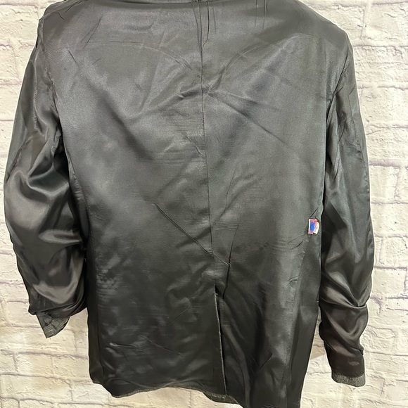 Circle S Men’s Dallas TX Cowboy Blazer 2 Button Gray S 48L Pre-Owned Made in USA - Picture 11 of 12